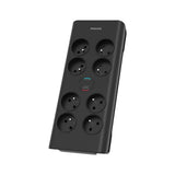 EAN 4895229118331 - Philips SPN7080BA/60 limitador de tensión Negro 8 salidas AC 2 m imagen 1