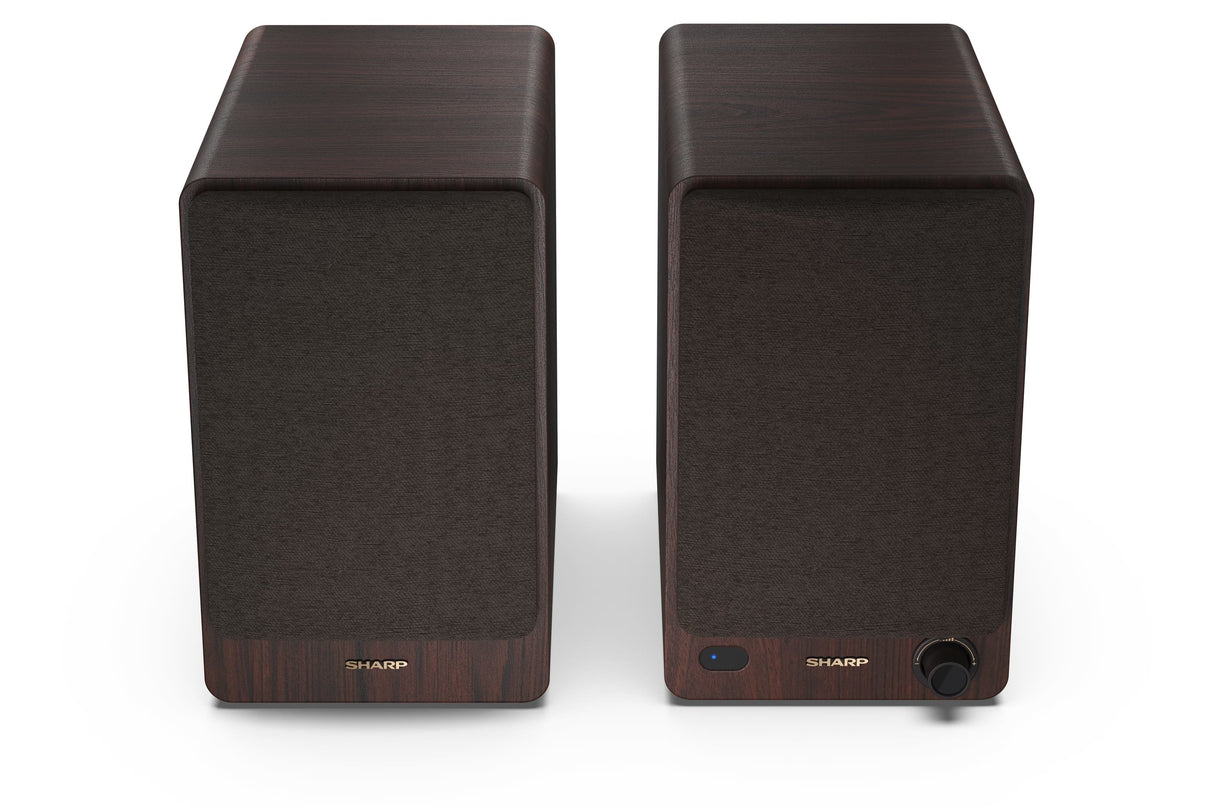 EAN 4974019216584 - Sharp BOOKSHELF SPEAKERS De 2 vías Marrón Inalámbrico y alámbrico 60 W imagen 5