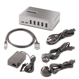 EAN 0065030899017 - StarTech.com 10G8A2CS-USB-C-HUB hub de interfaz USB 3.2 Gen 2 (3.1 Gen 2) Type-C 10000 Mbit/s Gris imagen 7