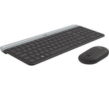 Teclado Nórdico + Ratón Logitech Mk470 Rf Inalámbrico Qwerty Grafito
