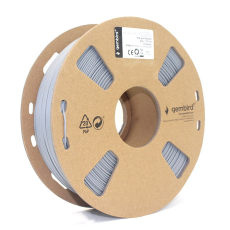 EAN 8716309088602 - Gembird 3DP-PLA1.75-01-GR material de impresión 3d Ácido poliláctico (PLA) Gris 1,4 kg imagen 3