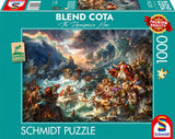 Schmidt Spiele Blend Cota: El Camino A Través Del Mar, Rompecabezas De 1000 Piezas 58638