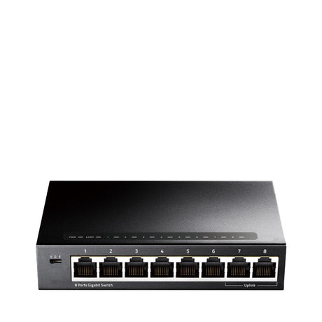 EAN 6971690790554 - Cudy GS108 switch Gigabit Ethernet (10/100/1000) Negro imagen 1