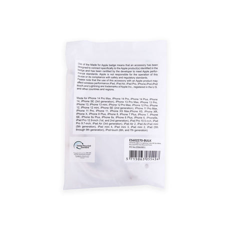 EAN 5715063055434 - eSTUFF ES602270-BULK cable de conector Lightning 2 m Blanco imagen 5