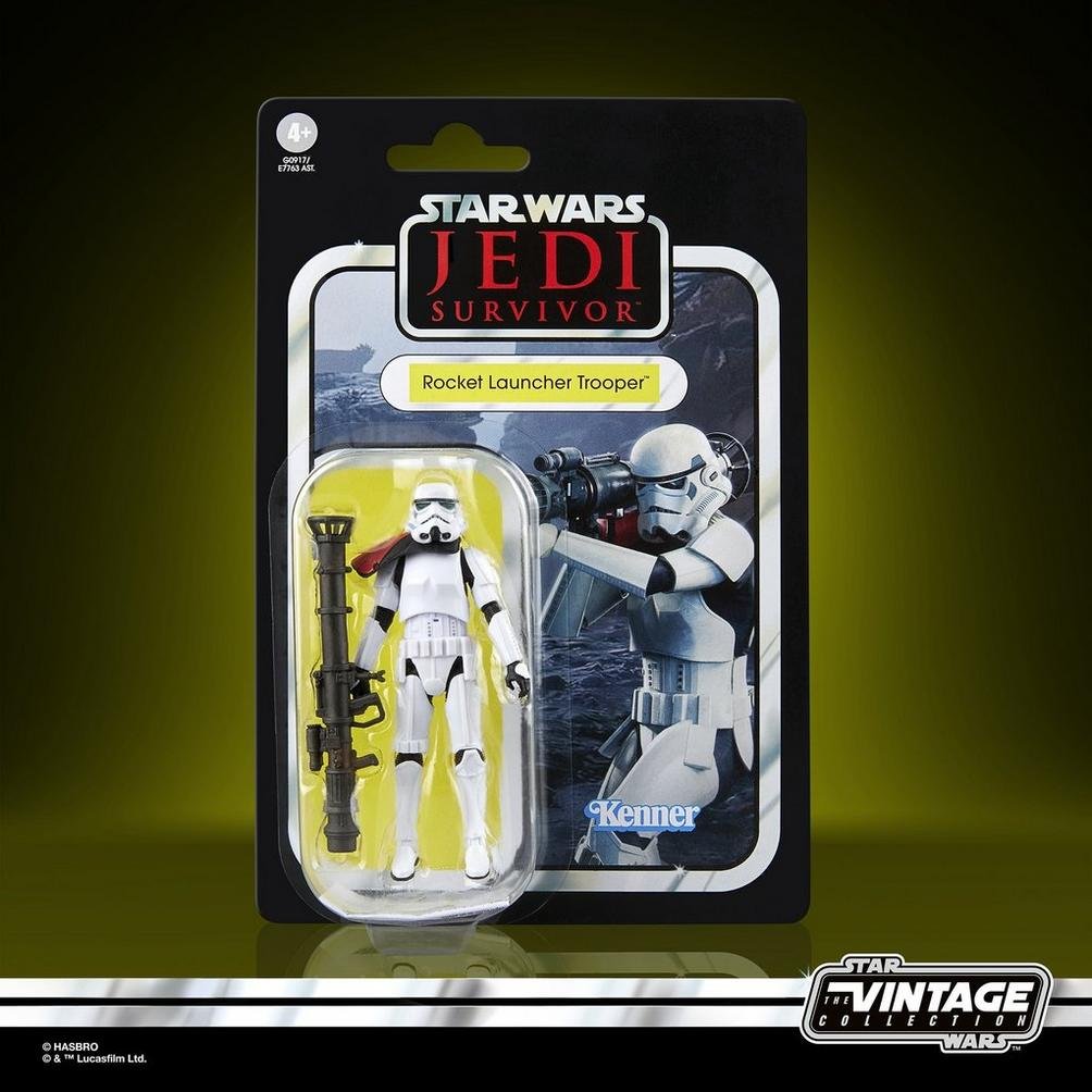 Figura Rocket Launcher Trooper Jedi Survivor Star Wars 9,5cm