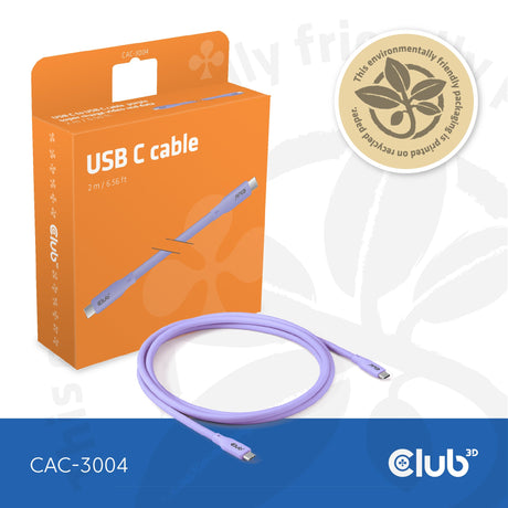 EAN 8719214473235 - CLUB3D CAC-3004 cable USB USB4 Gen 2x2 2 m USB C imagen 9