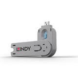 EAN 4002888406222 - Lindy 40622 bloqueador de puerto Llave de bloqueador de puerto USB tipo A Azul Acrilonitrilo butadieno es imagen 1