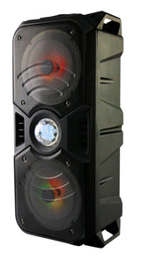 Lauson Llx33 Negro Altavoz Inalámbrico Portátil 70w Bluetooth Karaoke Fm Luces Usb Sd