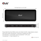 EAN 8719214472955 - CLUB3D Club 3D, Dockingstation TB4 12 in 1 imagen 3