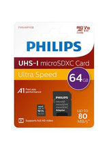 Philips Sd Micro Sdhc Card  64gb Card Class 10 Incl. Adapter