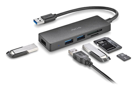 EAN 8435430626049 - NGS IHUB READER USB 3.2 Gen 1 (3.1 Gen 1) Type-A 5000 Mbit/s Negro imagen 3