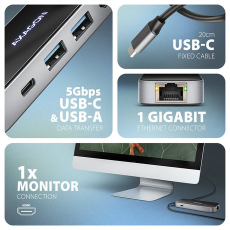 EAN 8595247908674 - Axagon Nicht kategorisiert Alámbrico USB 3.2 Gen 1 (3.1 Gen 1) Type-C Negro imagen 6
