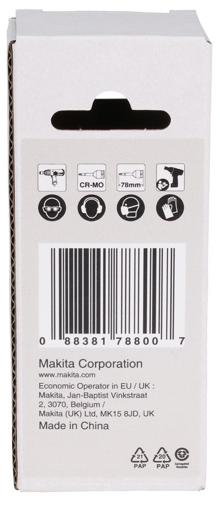 Makita Vaso Impacto T 1/2 T50 Im. Negro