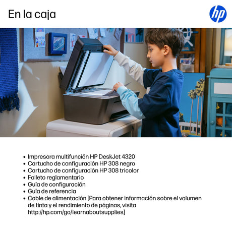 EAN 0198701680222 - HP DeskJet 4320 Inyección de tinta térmica A4 4800 x 1200 DPI 8,5 ppm Wifi imagen 13