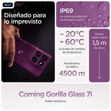 Smartphone Motorola Edge 60 Pro 6.67" Sim Doble Android 15 5g Usb Tipo C 12 Gb 512 Gb 6000 Mah Púrpura