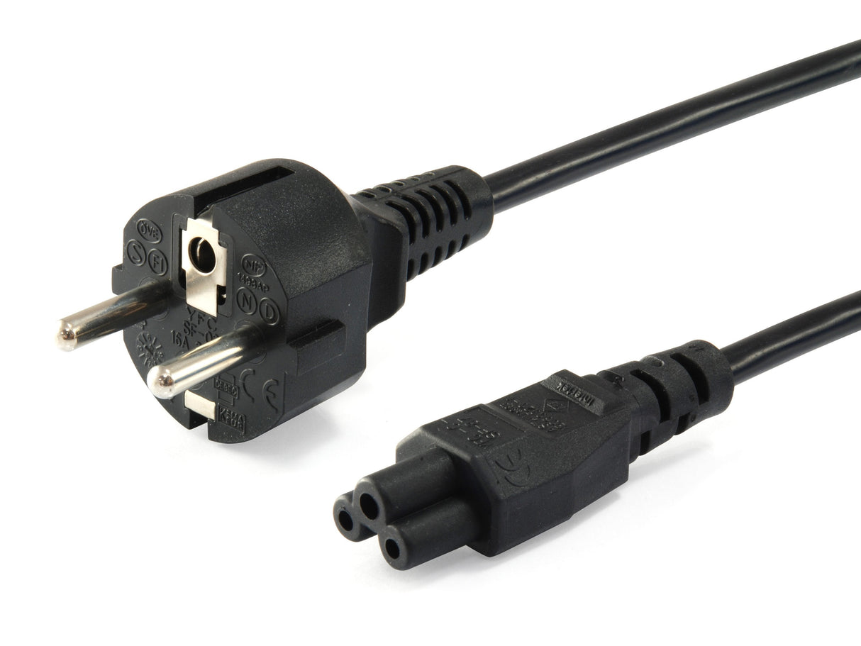 Cable Alimentacion Trebol Equip 1,8m (Portátiles-Nucs)  112150