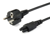 Cable Alimentacion Trebol Equip 1,8m (Portátiles-Nucs)  112150