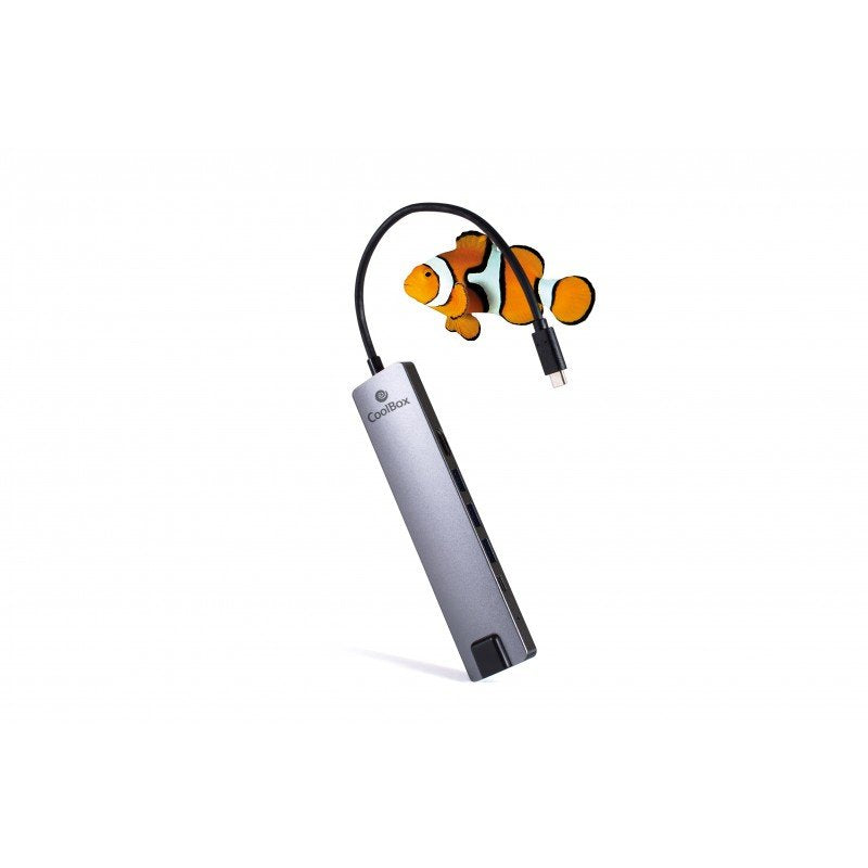 EAN 8436556143700 - CoolBox COO-DOCK-01 base para portátil y replicador de puertos Alámbrico USB 3.2 Gen 1 (3.1 Gen 1) Type-C imagen 1