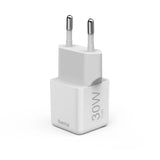 Hama Cargador Red Eléctrica Blanco Usb-C 30w Carga Rápida