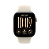 Apple Watch Series 12 (2026) Gps 46mm Caja De Aluminio Dorado Claro Correa Deportiva Arena Talla M L Siri Ai