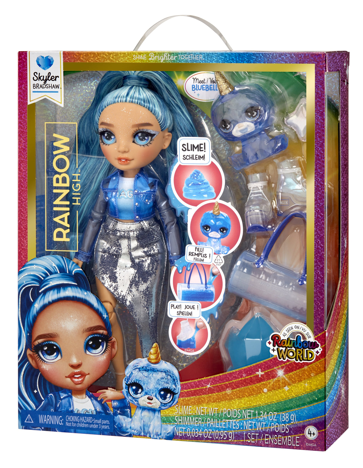 Muñeca Skyler Rainbow World Rainbow High 25cm