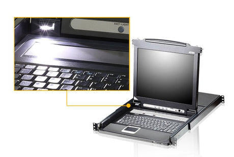 EAN 4710469343797 - ATEN CL5708M consola de rack 43,2 cm (17") Negro 1U imagen 2