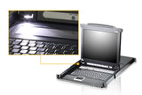 EAN 4710469344411 - ATEN CL5708M consola de rack 43,2 cm (17") Negro 1U imagen 2
