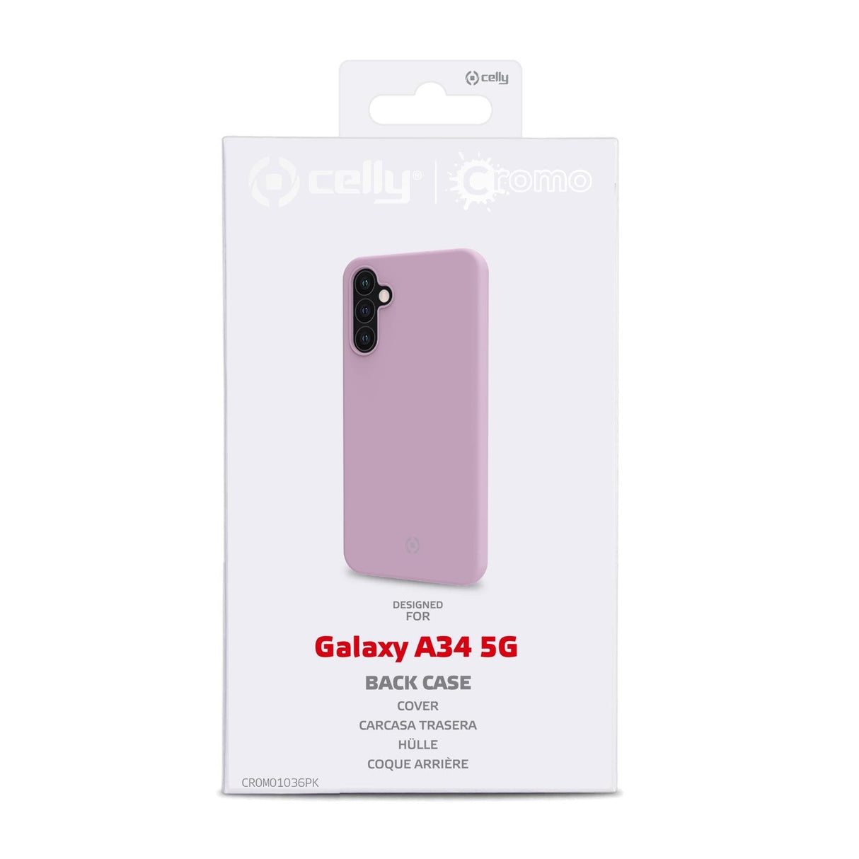 Celly Cromo1036pk Funda Para Samsung Galaxy A34 5g  (6.6") Rosa