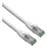 Helos Grs Certificado Cat 6a Cable De Red Con Cat 7 Rohkabel Tpe Blanco 0,25m