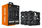 Ventilador  Pc Cougar  Mhp 120, Negro, 3er-Pack