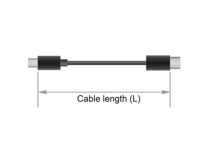 Delock 85660 Cable Displayport 1.4, 60hz 8k  2 M Negro