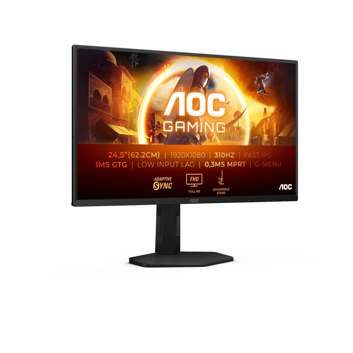 Monitor 25" Aoc 25g4sxu Gaming Fhd Black/Grey