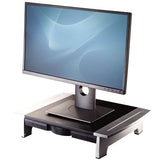 Fellowes Soporte Monitor Office Suites , Evita Tensiones De Cuello , Pantallas Hasta 36kg , 5 Alturas , Bandeja Organizadora
