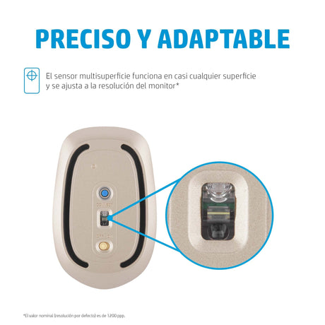 EAN 0196068933562 - HP 410 Slim Silver Bluetooth Mouse ratón Ambidextro 2000 DPI imagen 9