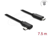 Delock Aktives Opticos Cable Usb 10 Gbps Usb Type-C Stecker Zu Stecker Gewinkelt 7,5 M