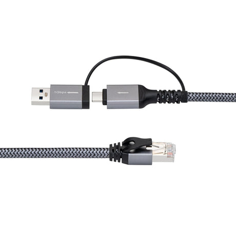 EAN 5715063466858 - Microconnect MC-RJ45USBC-02 cambiador de género para cable USB-A / USB-C RJ45 Negro imagen 2