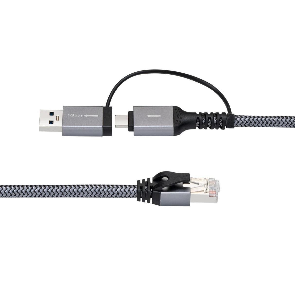 EAN 5715063466841 - Microconnect MC-RJ45USBC-01 cambiador de género para cable USB-A / USB-C RJ45 Negro imagen 2