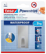 Tesa Powermrips Waterproof Haken L Metall Rectangular