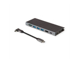 Usb Tipo C Estación De Acoplamiento Hdmi 4k60 4x Us3.2gen1 1x C + 3x A 1x Pd 1x Sd Tf 1x Rj45 1x 3.5mm