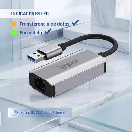 EAN 8435364318447 - iggual IGG318447 adaptador y tarjeta de red Ethernet 1000 Mbit/s imagen 6
