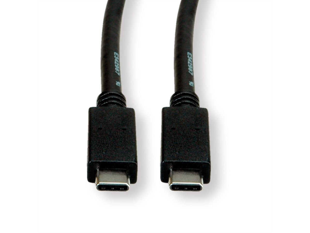 Value Usb 3.2 Gen 2 Cable, C-C, St St, 4k Uhd-1, 10gbit S, Emark, 100w, Wei, 1 M