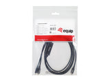 Equip Cable Usb-C4.0->C Y-Cable Pd140w M M 1.50m Negro