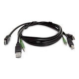 Startech.Com 1,8m Hdmi Kvm Cable Usb 2.0 3,5mm Audio Universell Kompatibles Kombikabel Fur Kvm Switch Taa