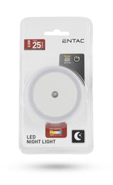 Entac Nachtlicht 0.5w Kreis Ww Blanco Dämmerungssensor