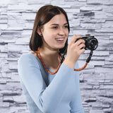 Correa Hama Braid 120  Cámara Digital Nylon Azul, Naranja