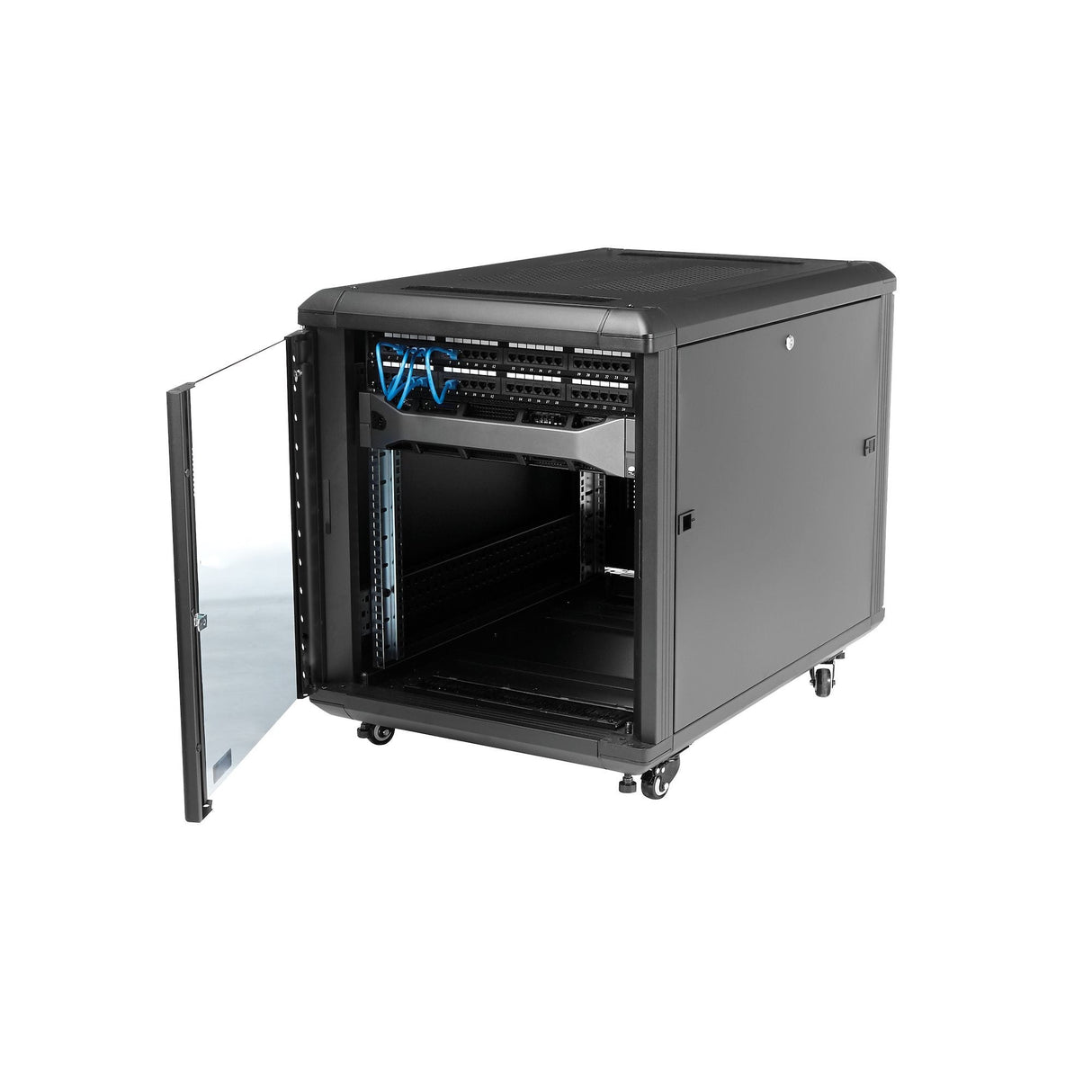 Startech Armario Rack Cerrado Ensamblar 12u 36" Pu