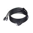 EAN 0065030912846 - StarTech.com HU12210-KVM-CABLE cable para video, teclado y ratón (kvm) Negro 3,1 m imagen 1