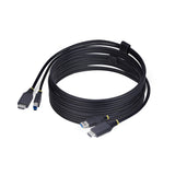 EAN 0065030912846 - StarTech.com HU12210-KVM-CABLE cable para video, teclado y ratón (kvm) Negro 3,1 m imagen 1