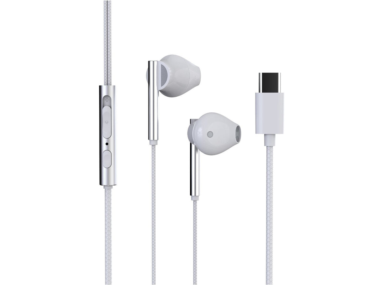 Auricular Digital Mini Tipo C Con Micrófono 1,2 M Cabletrevi Hmp 700 C