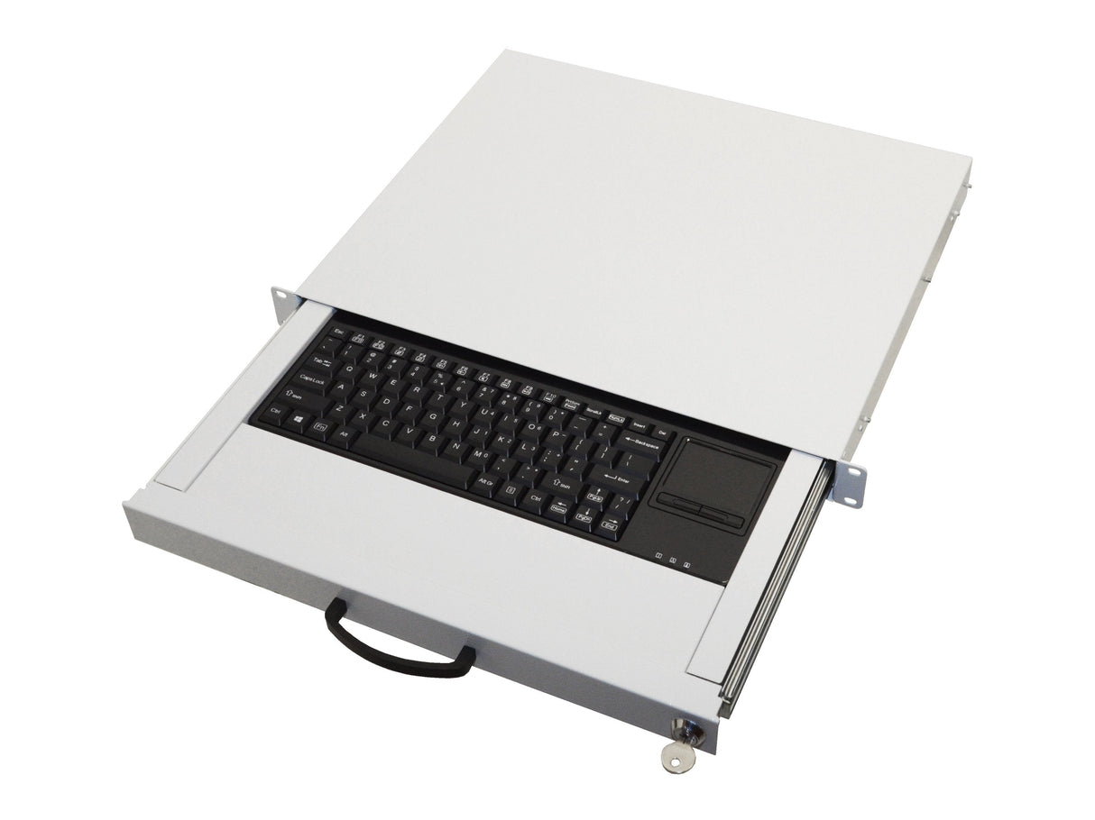 Equip 19" Tecladoschubl. De-Layout+Touchpad 1.80m Ral7035